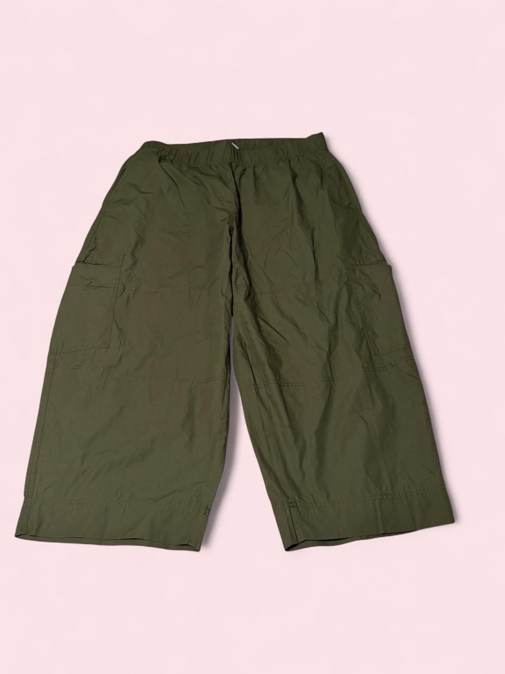 Old Navy Olive Barrel Wide-Leg Cargo Pants